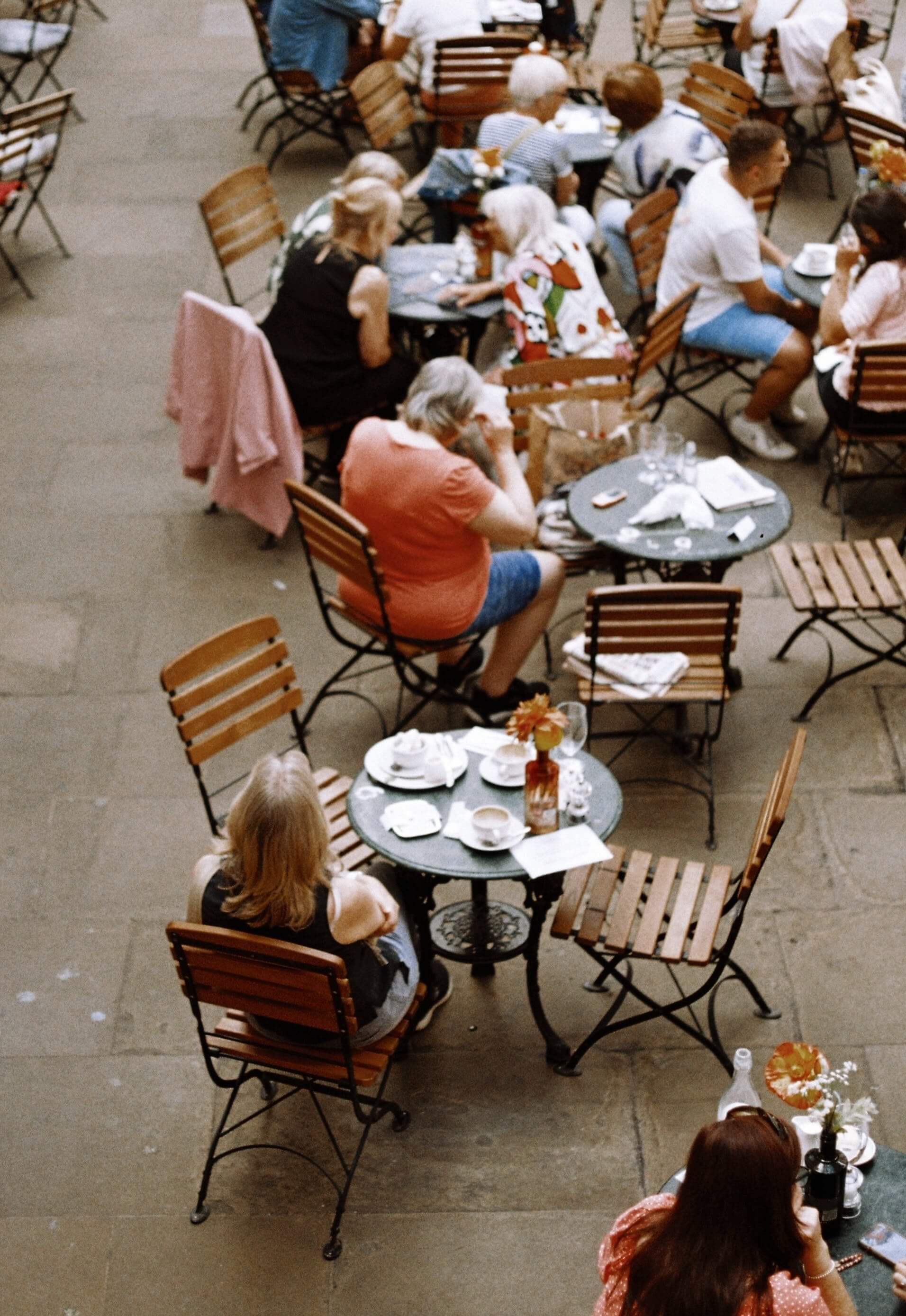An image of an outdoor cafe